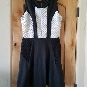 Black and white dress